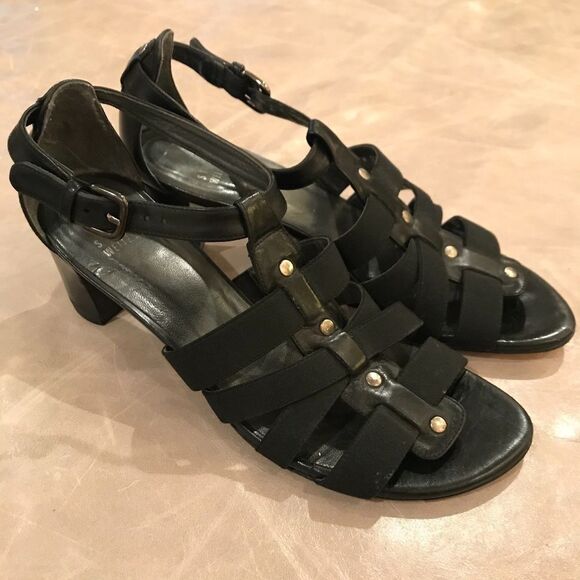 Weitzman Gladiator Elastic Strappy Sandals 7.5M - Picture 2 of 11